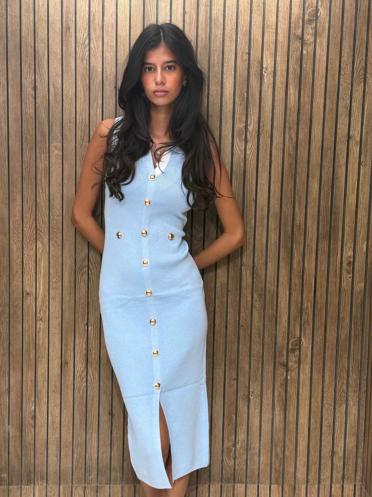 Buttoned dress