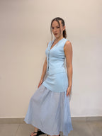 Vest and Maxi Skirt Set
