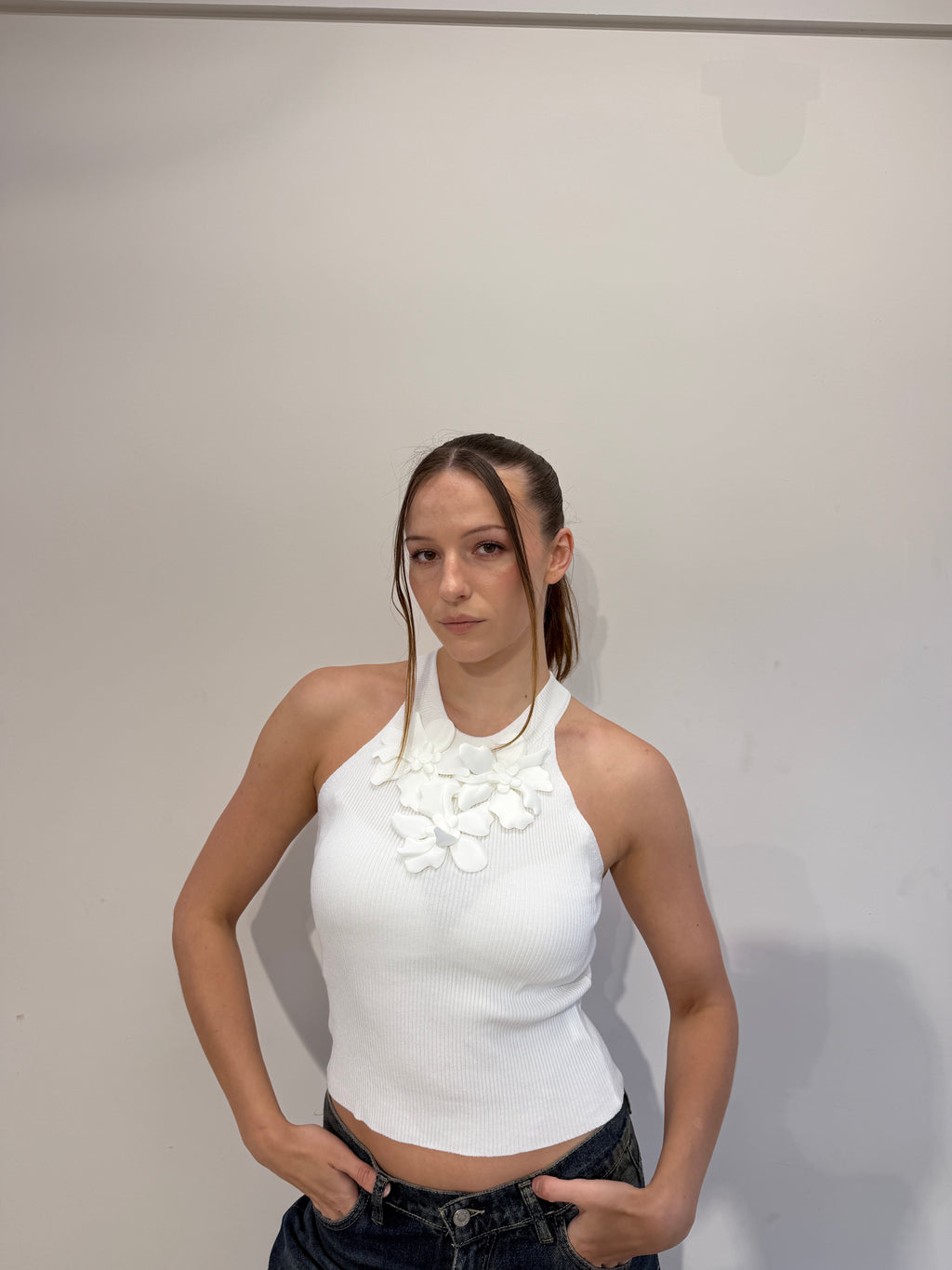 Floral Halter Top
