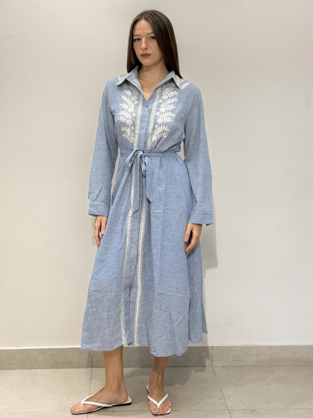 stitched mini dress