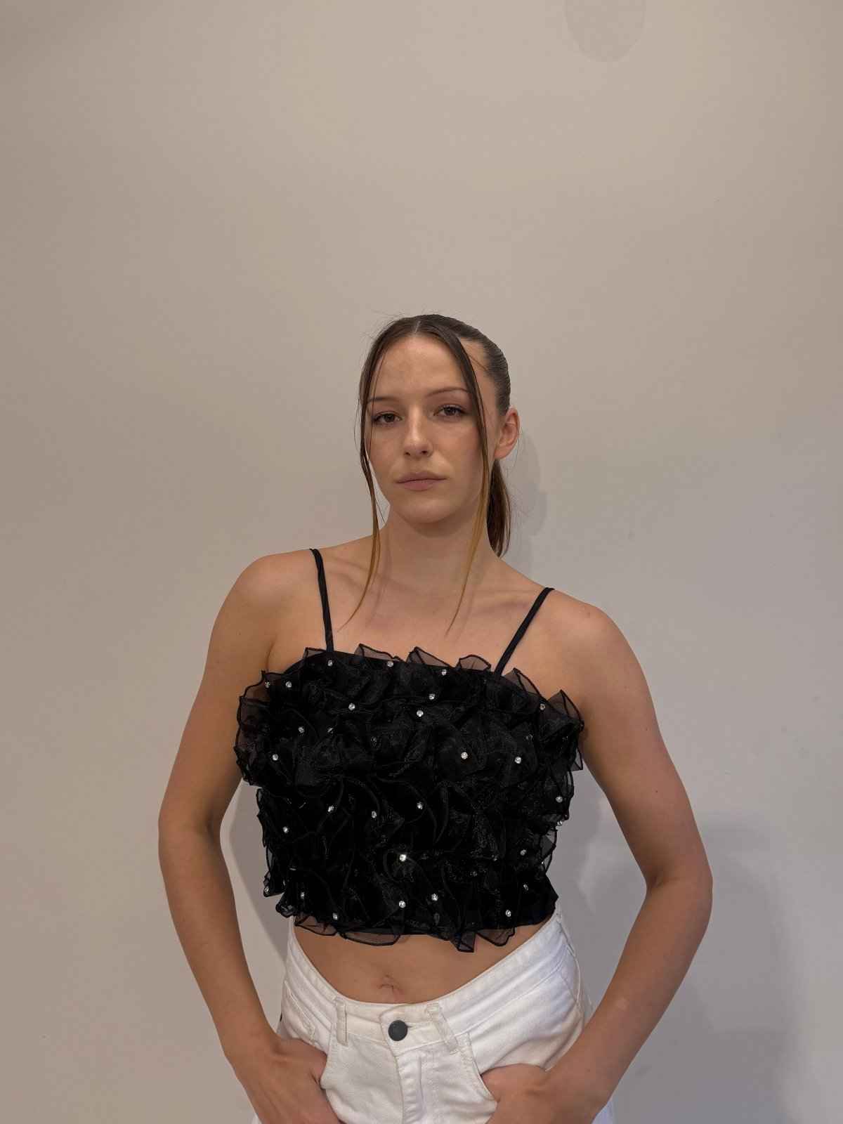 Stud crop top