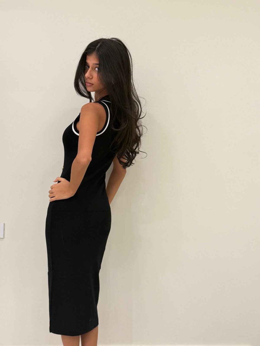 Buttoned dress