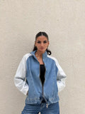 white lined jacket
