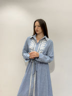 stitched mini dress