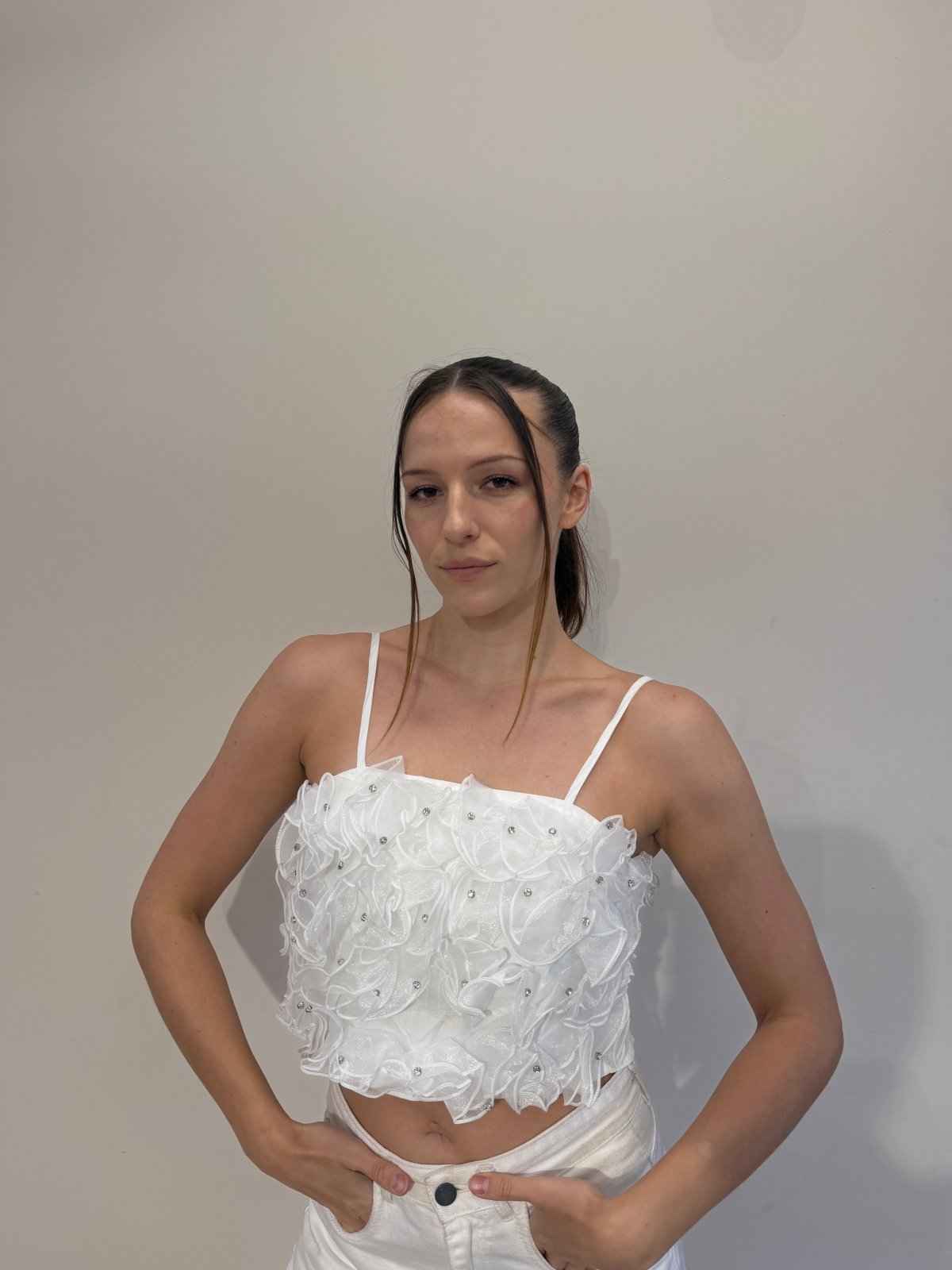 Stud crop top
