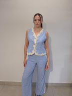 Crochet Linen Set