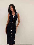 Buttoned dress