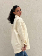 Denim long jacket
