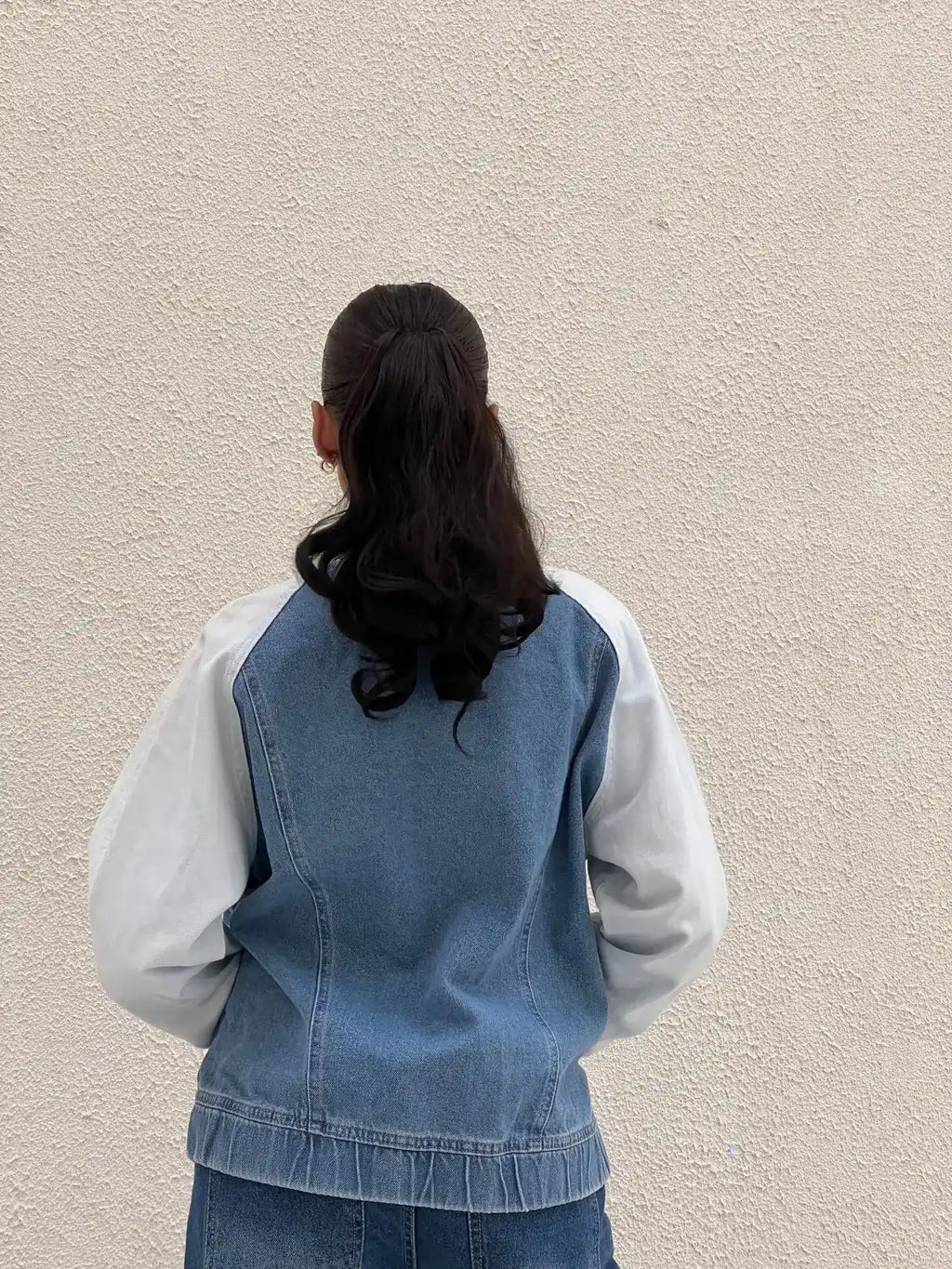 white lined jacket