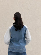 white lined jacket