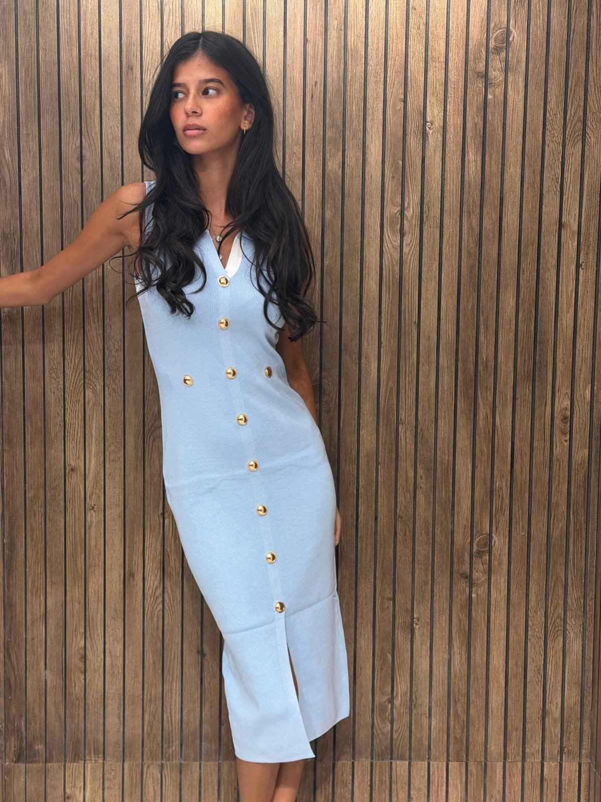Buttoned dress