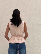 COLORED DENIM VEST