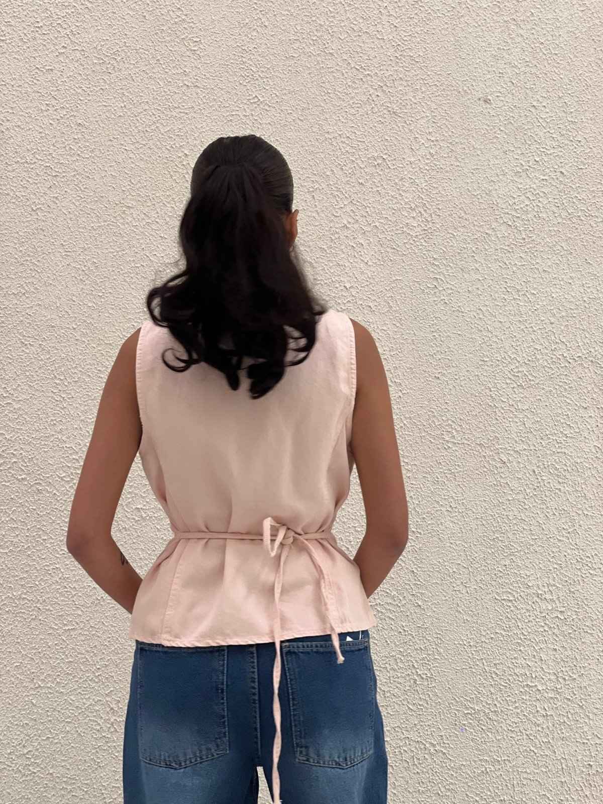 COLORED DENIM VEST