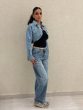 CROPPED DENIM JACKET