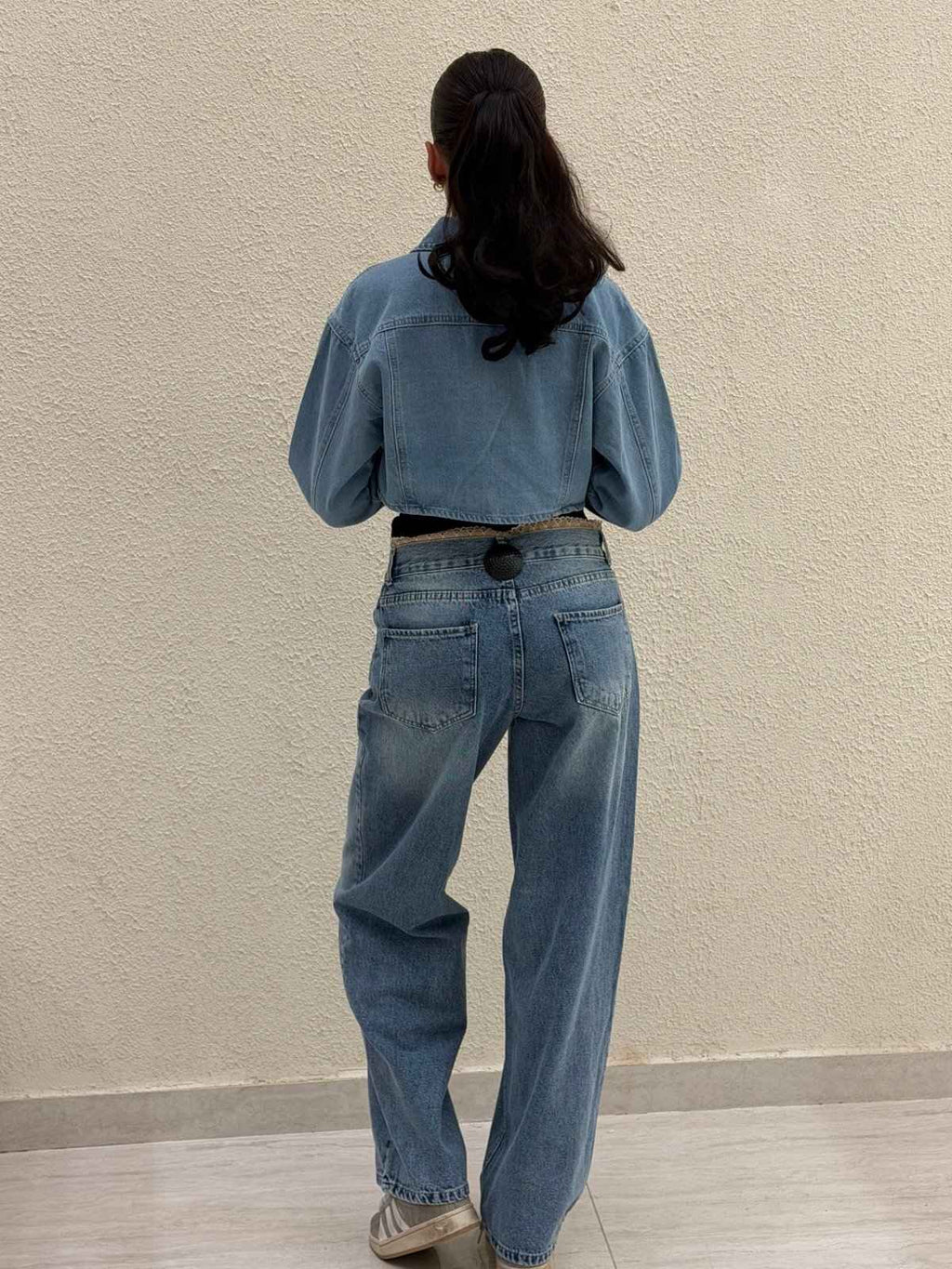 CROPPED DENIM JACKET