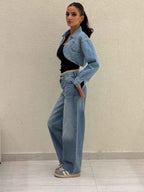 CROPPED DENIM JACKET