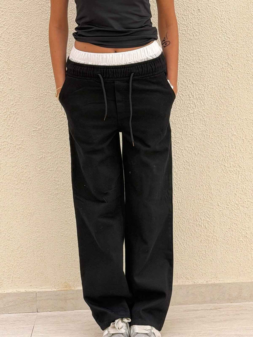Double waist jeans