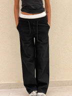 Double waist jeans