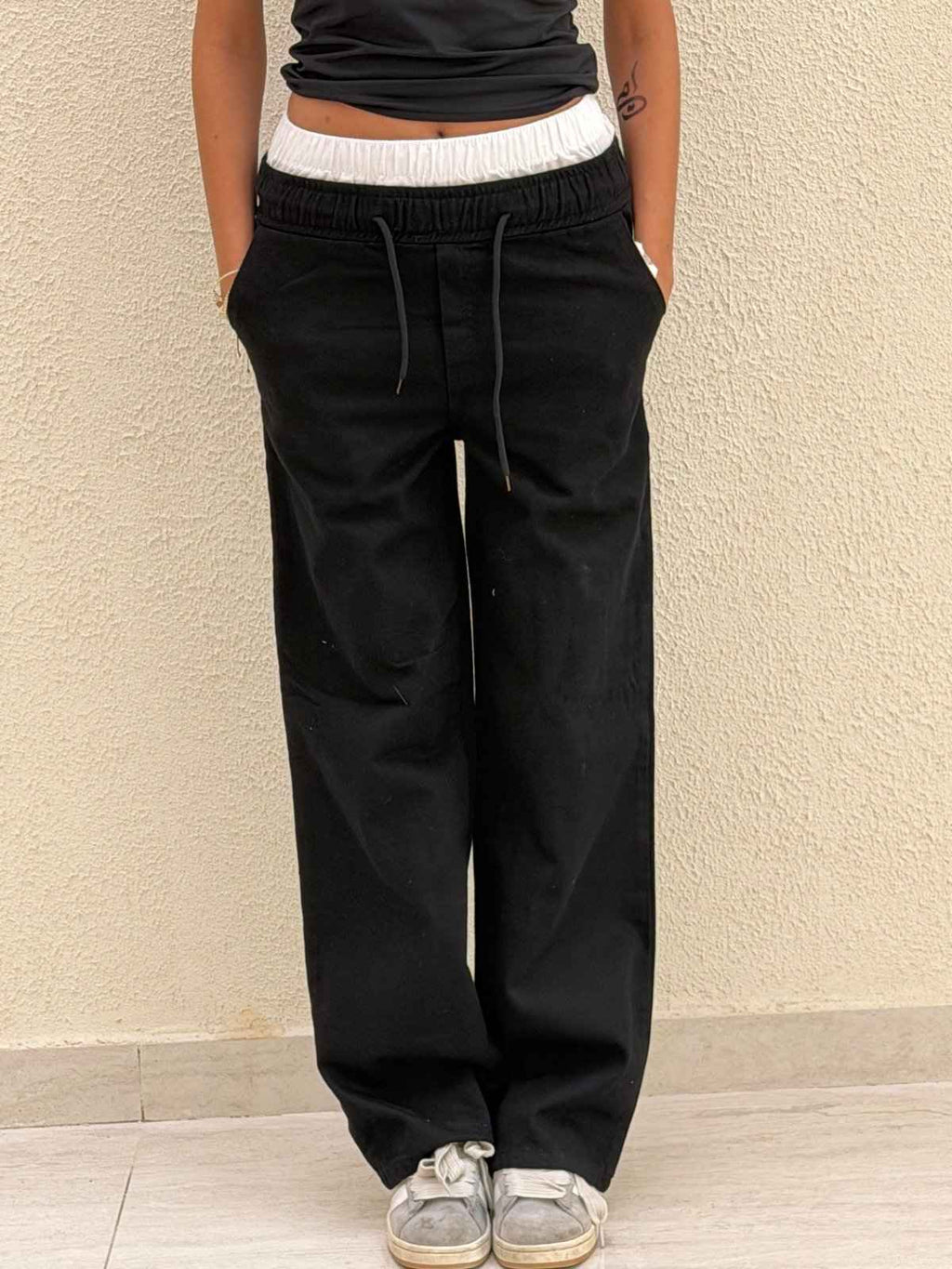 Double waist jeans