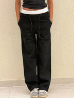Double waist jeans