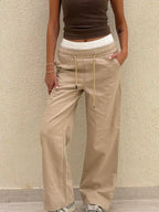 Double waist jeans