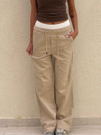 Double waist jeans