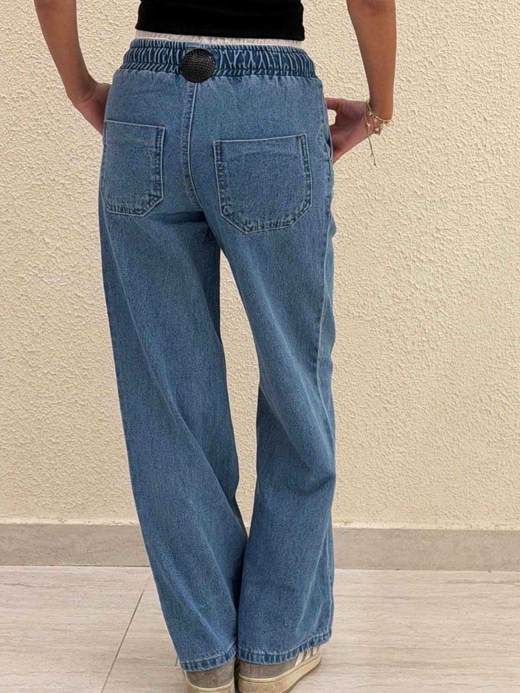 Double waist jeans