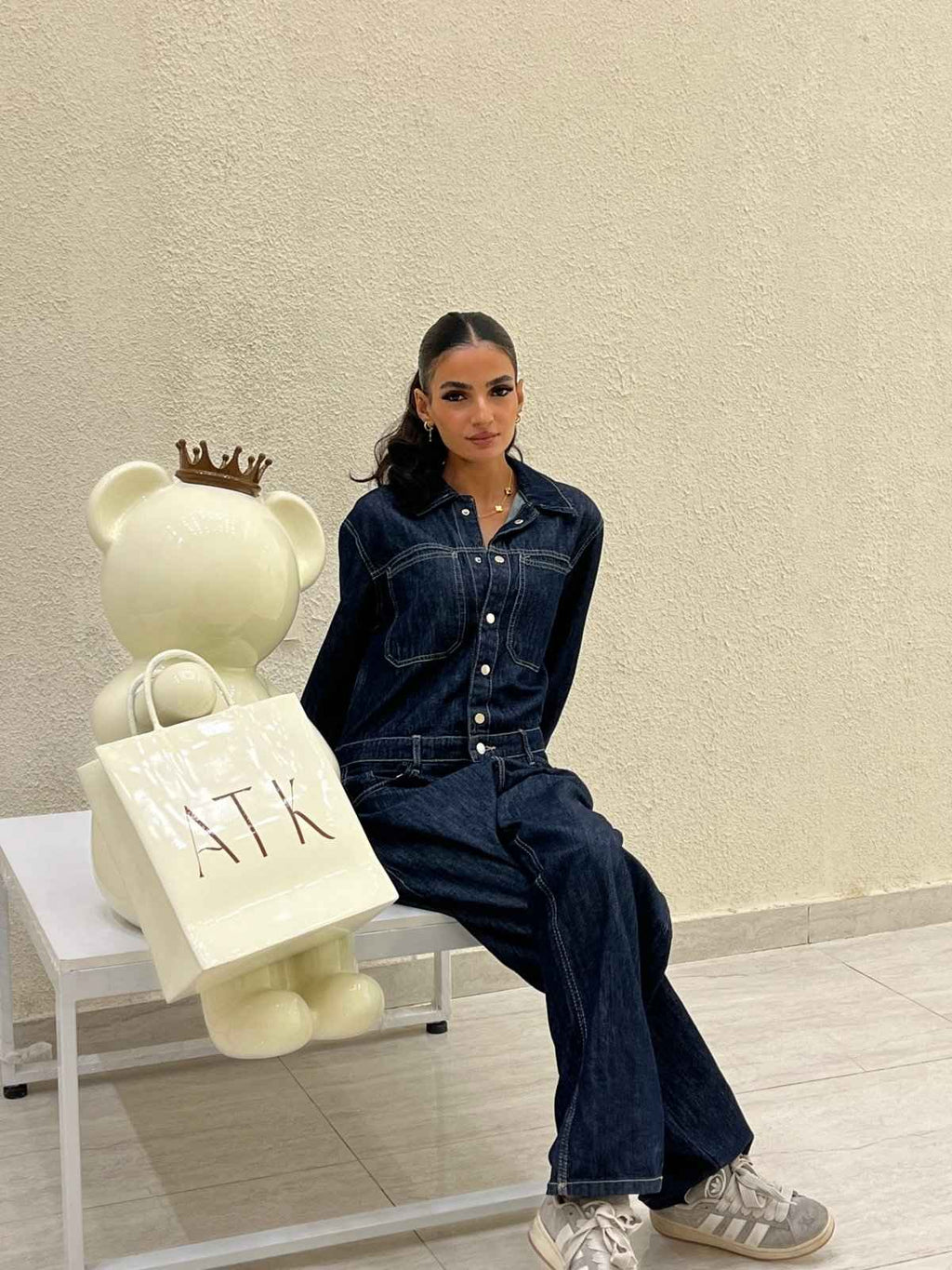 DENIM JUMPSUIT