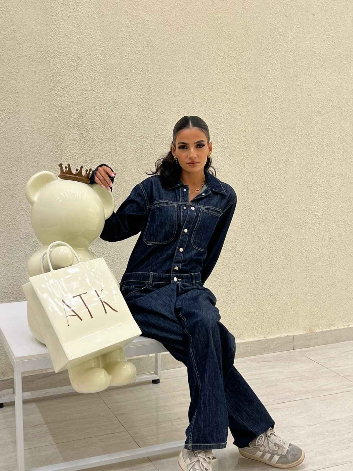 DENIM JUMPSUIT