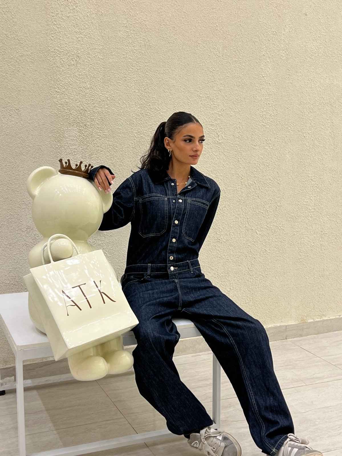 DENIM JUMPSUIT