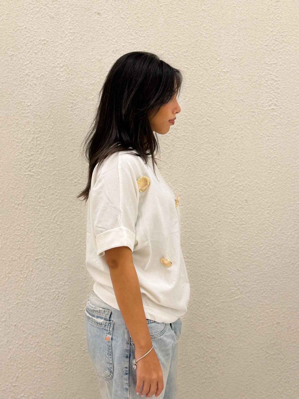 BROCH SHELL TOP