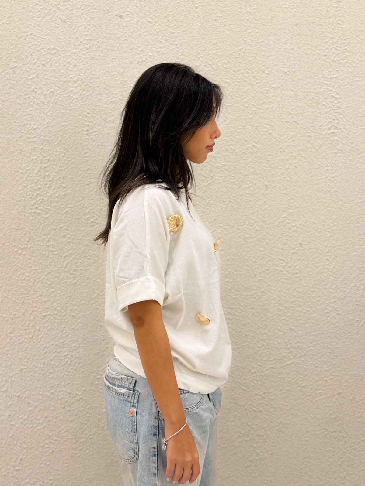 BROCH SHELL TOP
