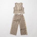 Crochet Linen Set